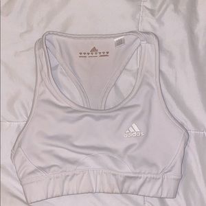White Adidas Sports Bra